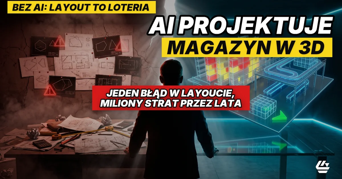 AI projektowanie magazynów, sztuczna inteligencja logistyka, oprogramowanie magazynowe - LOCURA