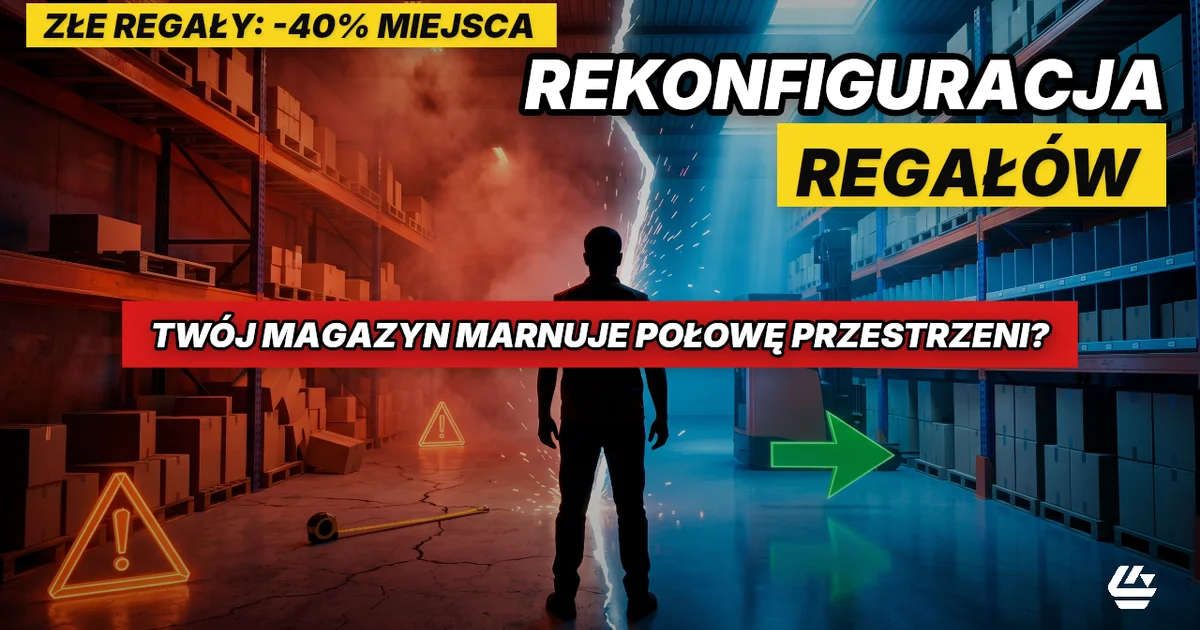 konfiguracja regałów, regały półkowe, regały paletowe - LOCURA