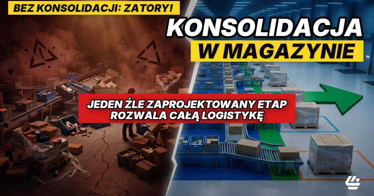 konsolidacja w magazynie, konsolidacja zamówień, proces konsolidacji - LOCURA