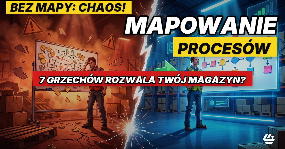 procesy magazynowe, mapowanie procesów magazynowych, optymalizacja procesów magazyn - LOCURA